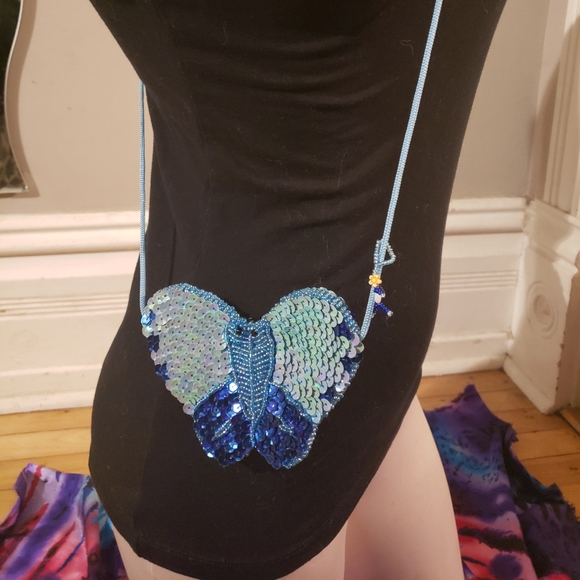 🍄2for45🍄SequenceButterfly handmade purse - Picture 3 of 3